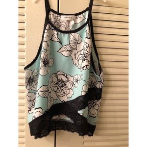 Floral Lace Crop Top